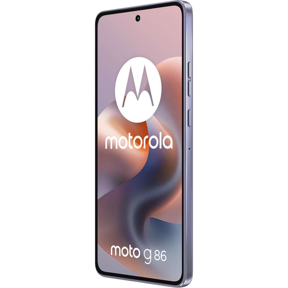 Motorola moto G86 Samartphone 5G 6.67" Ram 8 GB Memoria 256 GB Colore Lilla
