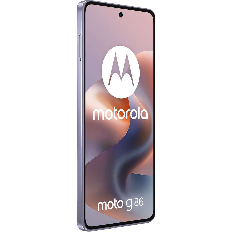 Motorola Moto G86 Smartphone 5G 16,9 cm (6.67") pOLED 120Hz 8 GB 256 GB OIS Doppia SIM 5000 mAh Lilla