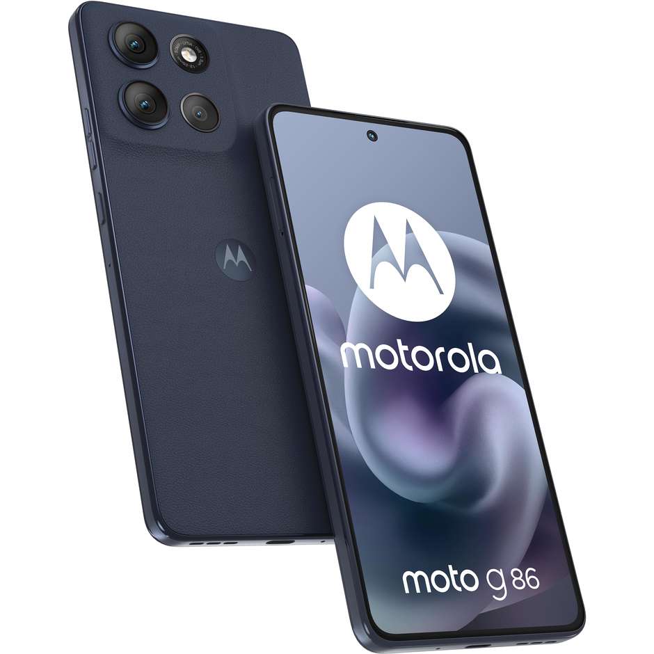 Motorola moto G86 Smartphone 5G 6.67" Ram 8 GB Memoria 256 GB Colore Blu