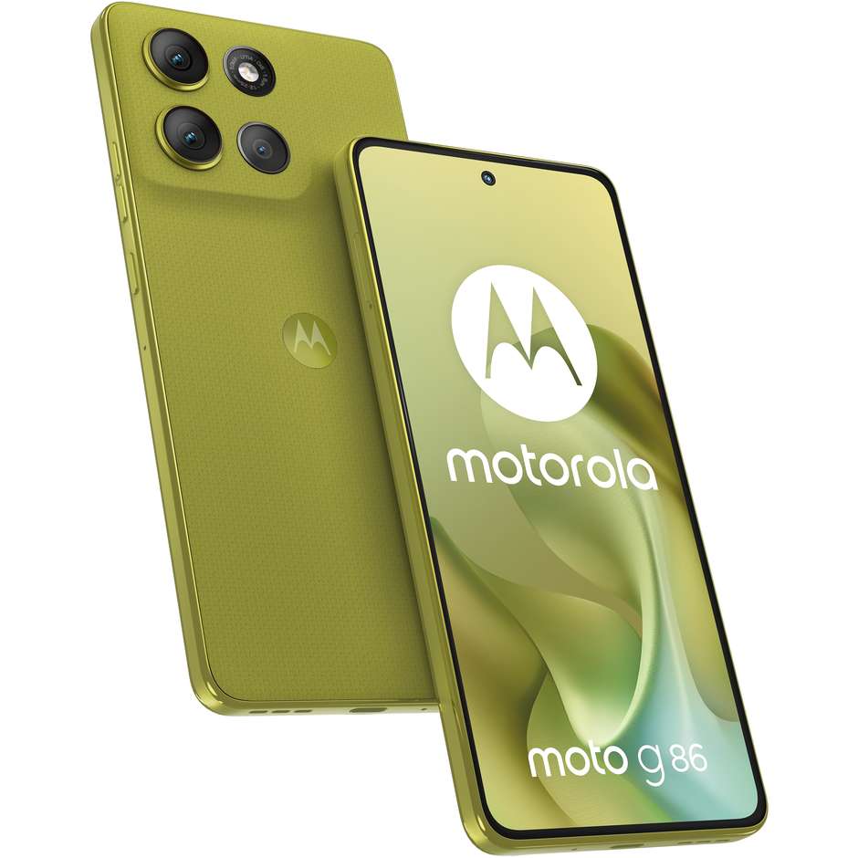 Motorola moto G86 Smartphone 5G 6.67"Ram 8 GB Memoria 256 GB Colore Verde