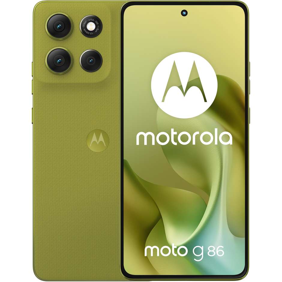 Motorola moto G86 Smartphone 5G 6.67"Ram 8 GB Memoria 256 GB Colore Verde