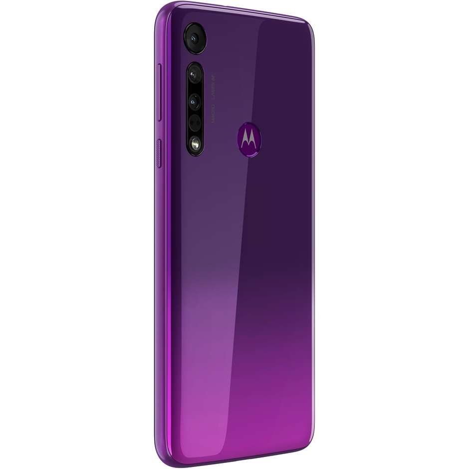 Motorola One Macro Smartphone 6,2" HD+ Ram 4 GB Memoria 64 GB Android 9.0 colore Ultra Violet