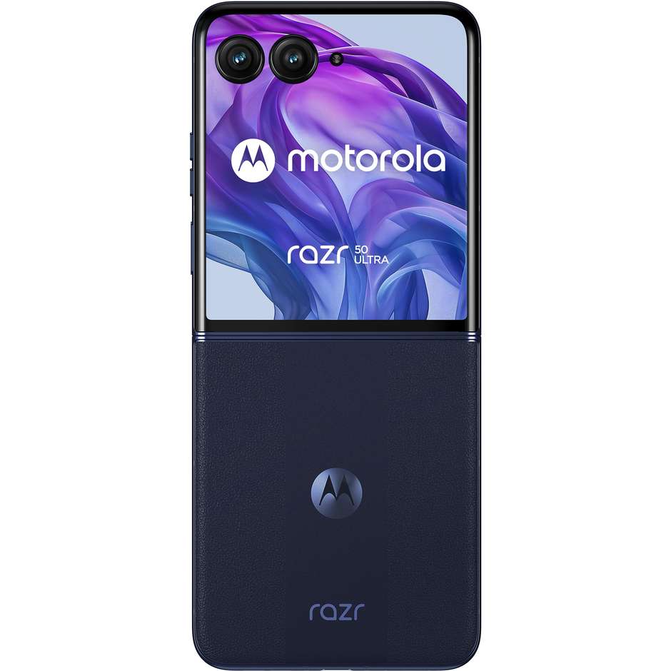 Motorola Razr 50 ultra Smartphone 5G 6.9" Ram 12 GB Memoria 512 GB Android 14 Colore Blu marino