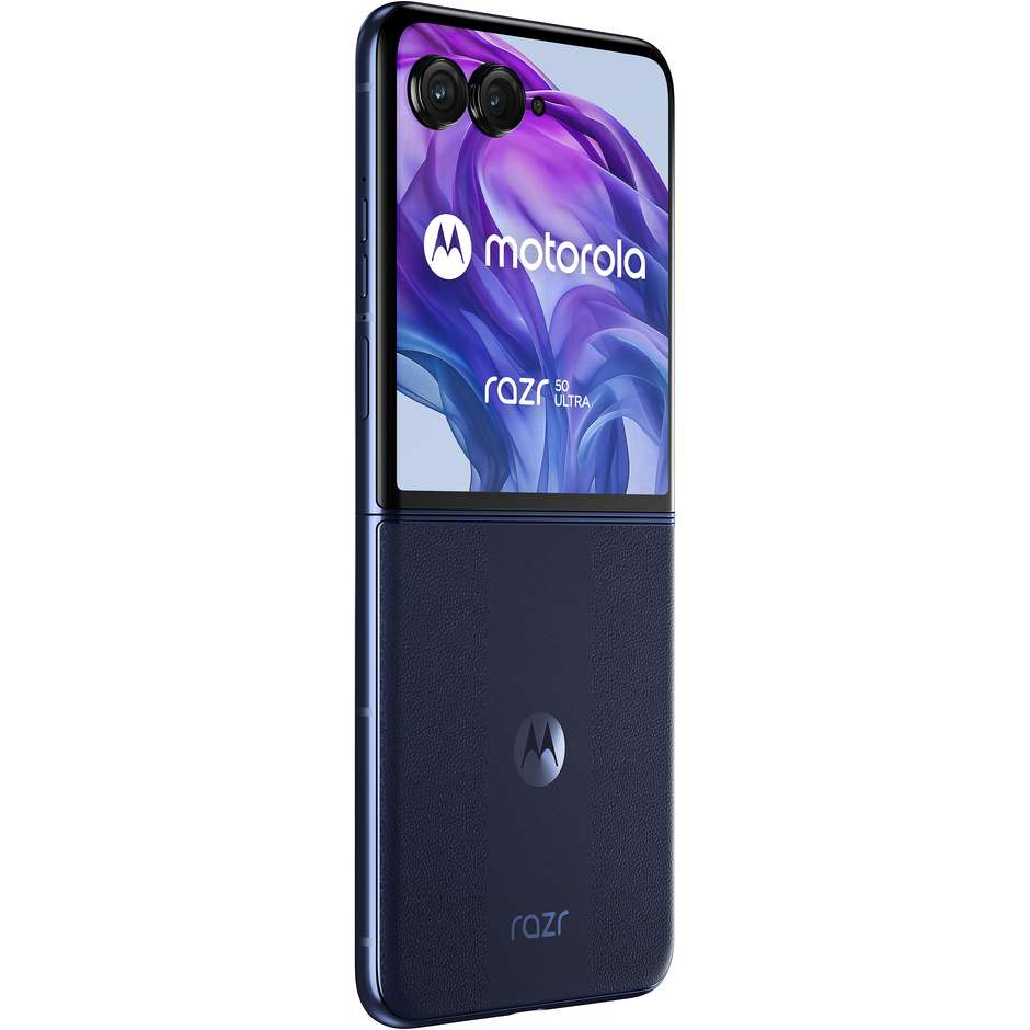 Motorola Razr 50 ultra Smartphone 5G 6.9" Ram 12 GB Memoria 512 GB Android 14 Colore Blu marino