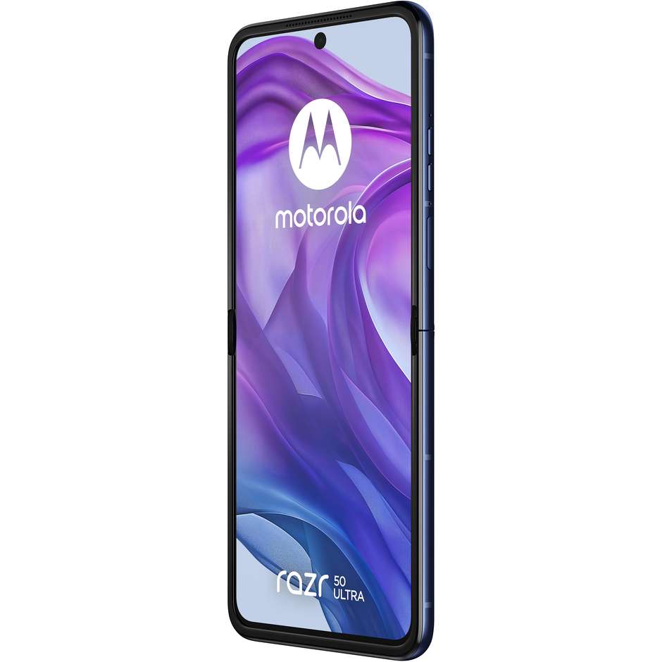 Motorola Razr 50 ultra Smartphone 5G 6.9" Ram 12 GB Memoria 512 GB Android 14 Colore Blu marino