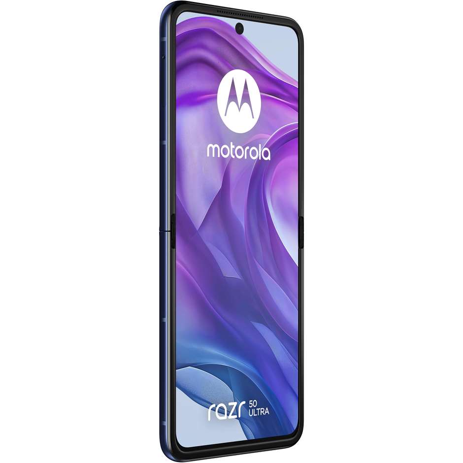 Motorola Razr 50 ultra Smartphone 5G 6.9" Ram 12 GB Memoria 512 GB Android 14 Colore Blu marino