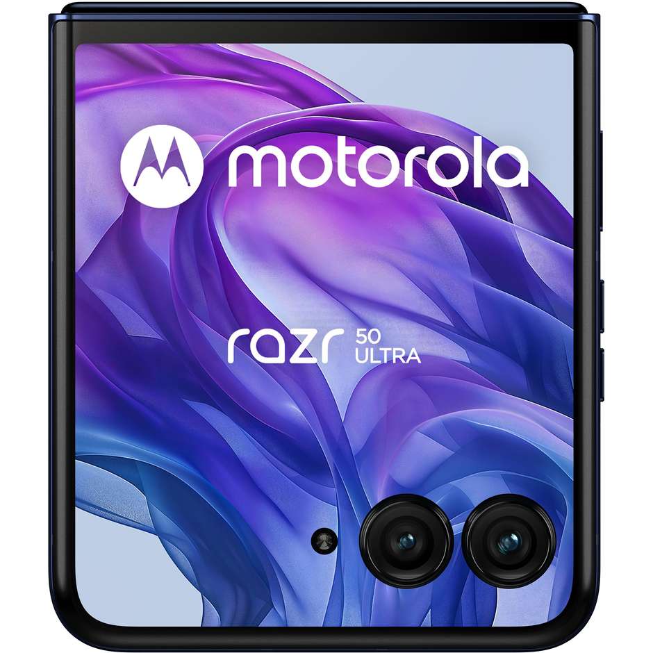 Motorola Razr 50 ultra Smartphone 5G 6.9" Ram 12 GB Memoria 512 GB Android 14 Colore Blu marino