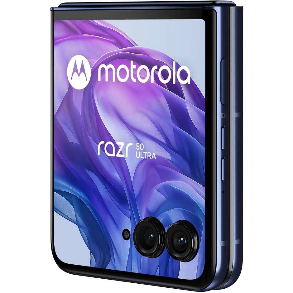 Motorola Razr 50 ultra Smartphone 5G 6.9" Ram 12 GB Memoria 512 GB Android 14 Colore Blu marino