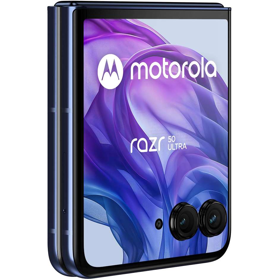 Motorola Razr 50 ultra Smartphone 5G 6.9" Ram 12 GB Memoria 512 GB Android 14 Colore Blu marino