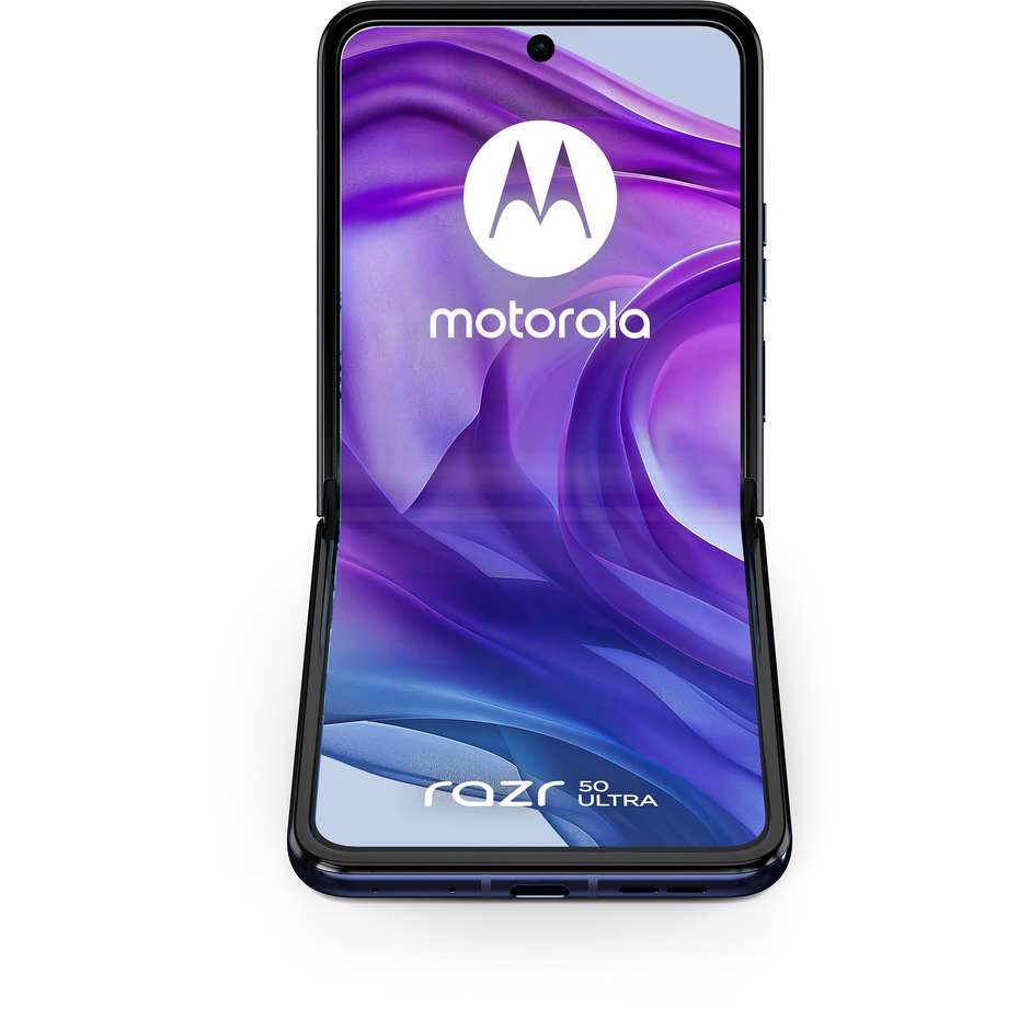 Motorola Razr 50 ultra Smartphone 5G 6.9" Ram 12 GB Memoria 512 GB Android 14 Colore Blu marino