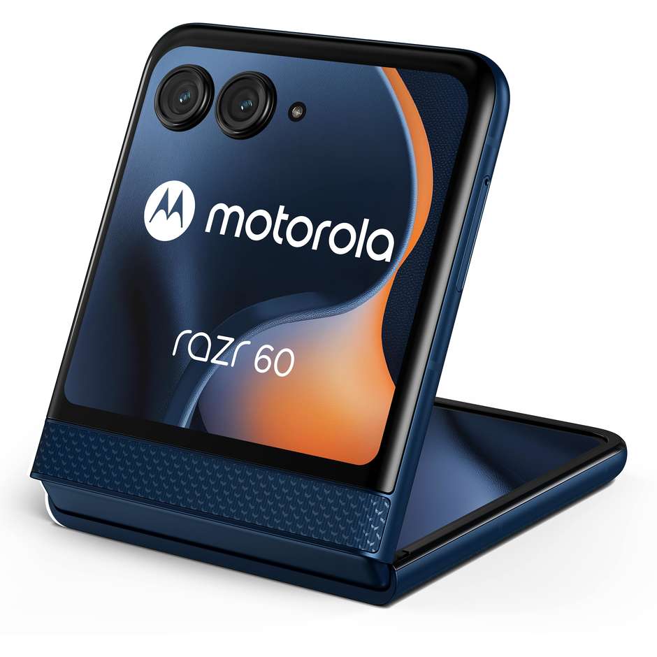 Motorola Razr 60 Smartphone 5G  3.63" / 6.9" Ram 8 GB Memoria 256 GB Android 15 Colore Blu