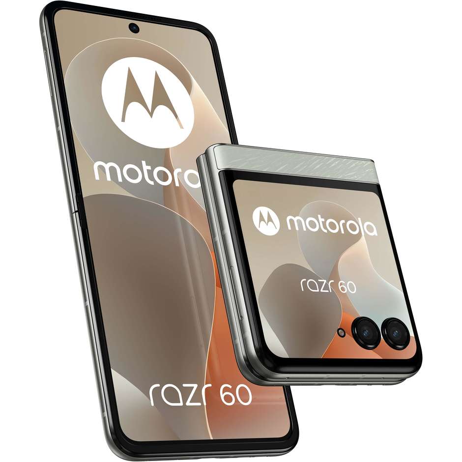 Motorola Razr 60 Smartphone Pieghevole 5G 17,5 cm (6.9") / 3.63" pOLED 120Hz 8 GB 256 GB Doppia SIM Grigio