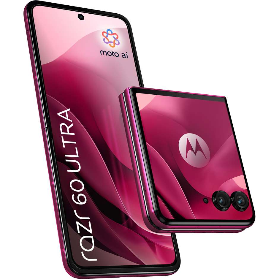 Motorola razr 60 ultra Smartphone 5G 6.96" Ram 16 GB Memoria 512 GB Colore Rosa