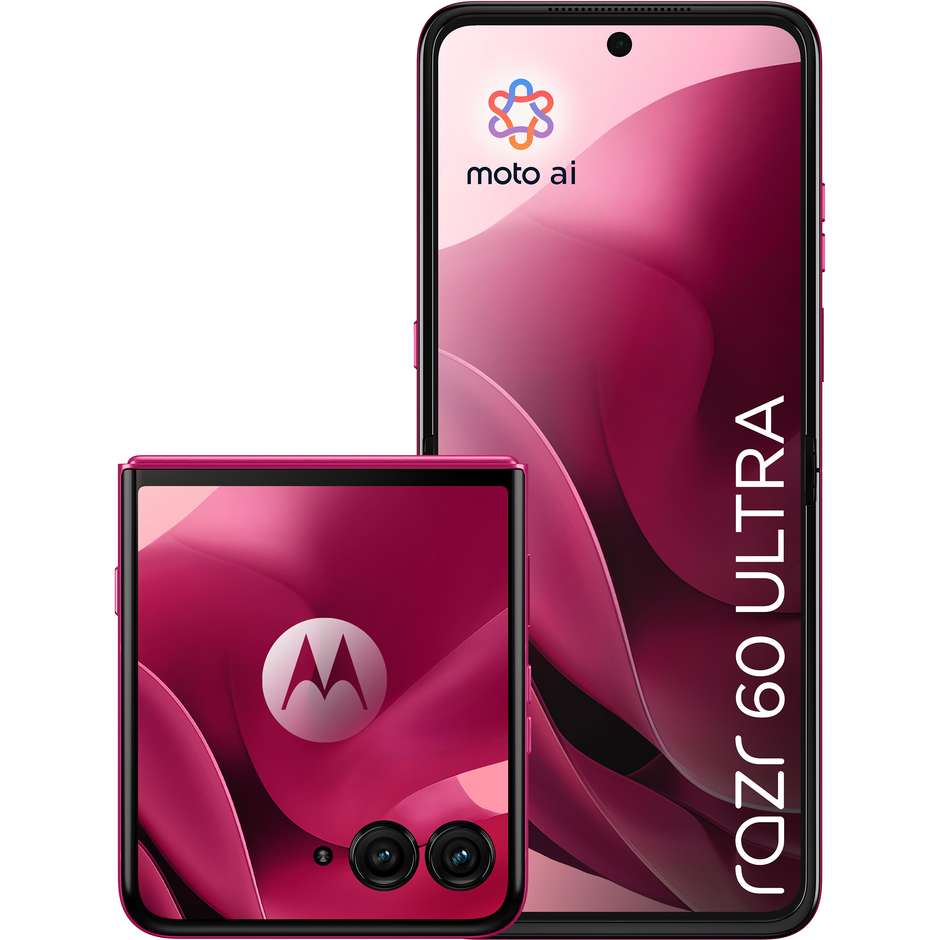 Motorola razr 60 ultra Smartphone 5G 6.96" Ram 16 GB Memoria 512 GB Colore Rosa