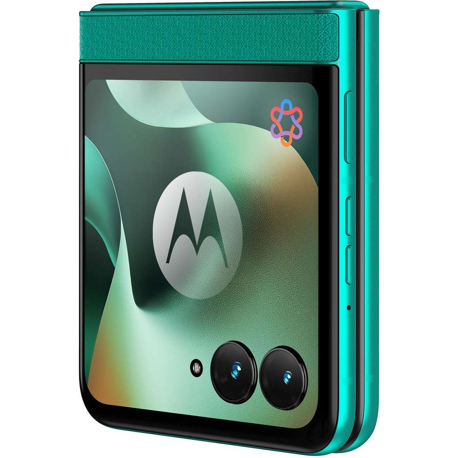 Motorola Razr 70 Smartphone Pieghevole 5G 17,5 cm (6.9") AMOLED 120Hz 8 GB 256 GB PANTONE Sporting Green