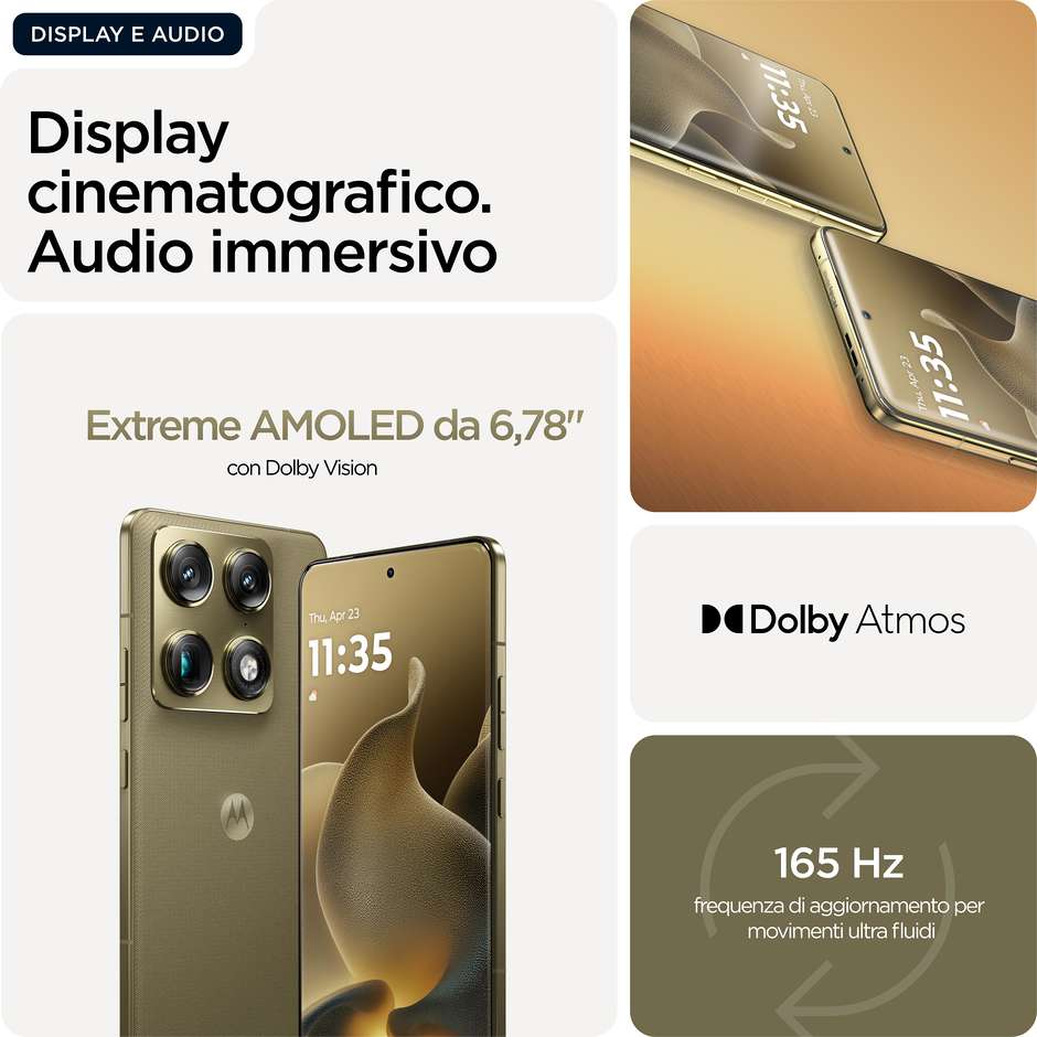 Motorola signature 5G 16GB/512GB 6,78" Oro Martini Olive