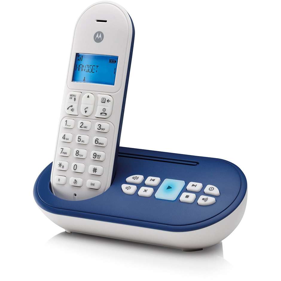 Motorola T111 colore Bianco,Blu Cordless DECT