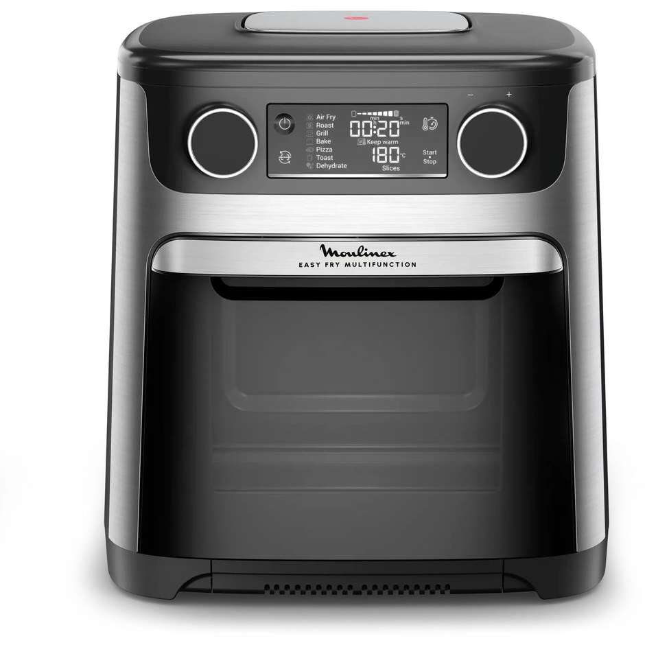 Moulinex AL556D Forno Friggitrice ad Aria Capacita 15 Lt 3 Livelli di Cottura Colore Nero