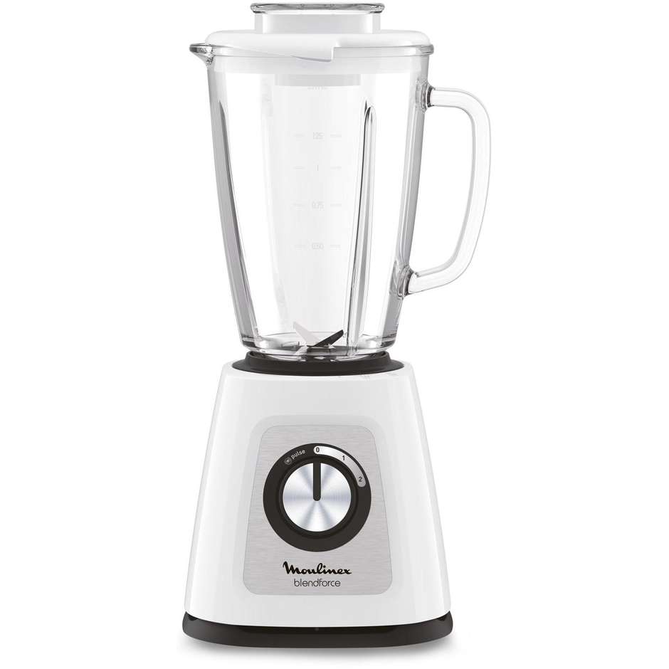Moulinex Blendforce LM4351 Frullatore da Tavolo 800 W Caraffa in Vetro Termoresistente 1,75 L Inox