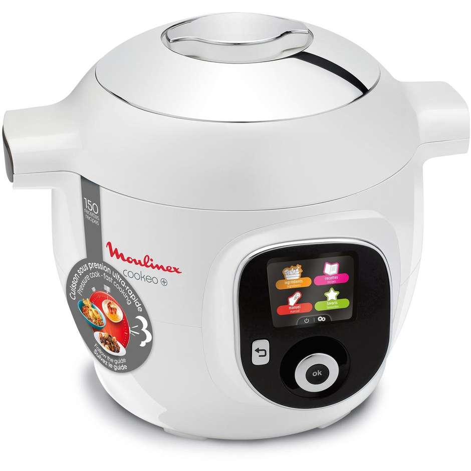 Moulinex CE851A Robot da cucina Multifunzione Capacità 6 litri Potenza 1600 W colore bianco