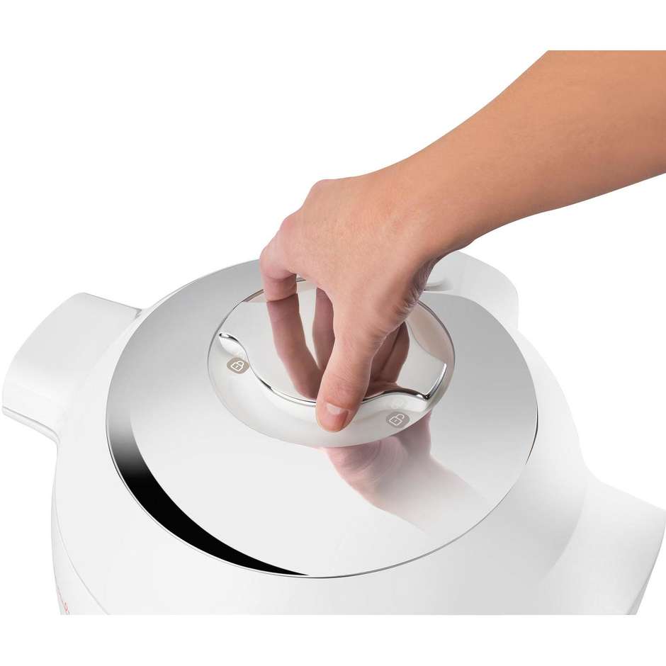 Moulinex Cookeo+ CE851A Multicooker Intelligente ad Alta Pressione 1600W Ciotola 6L 150 Ricette Bianco