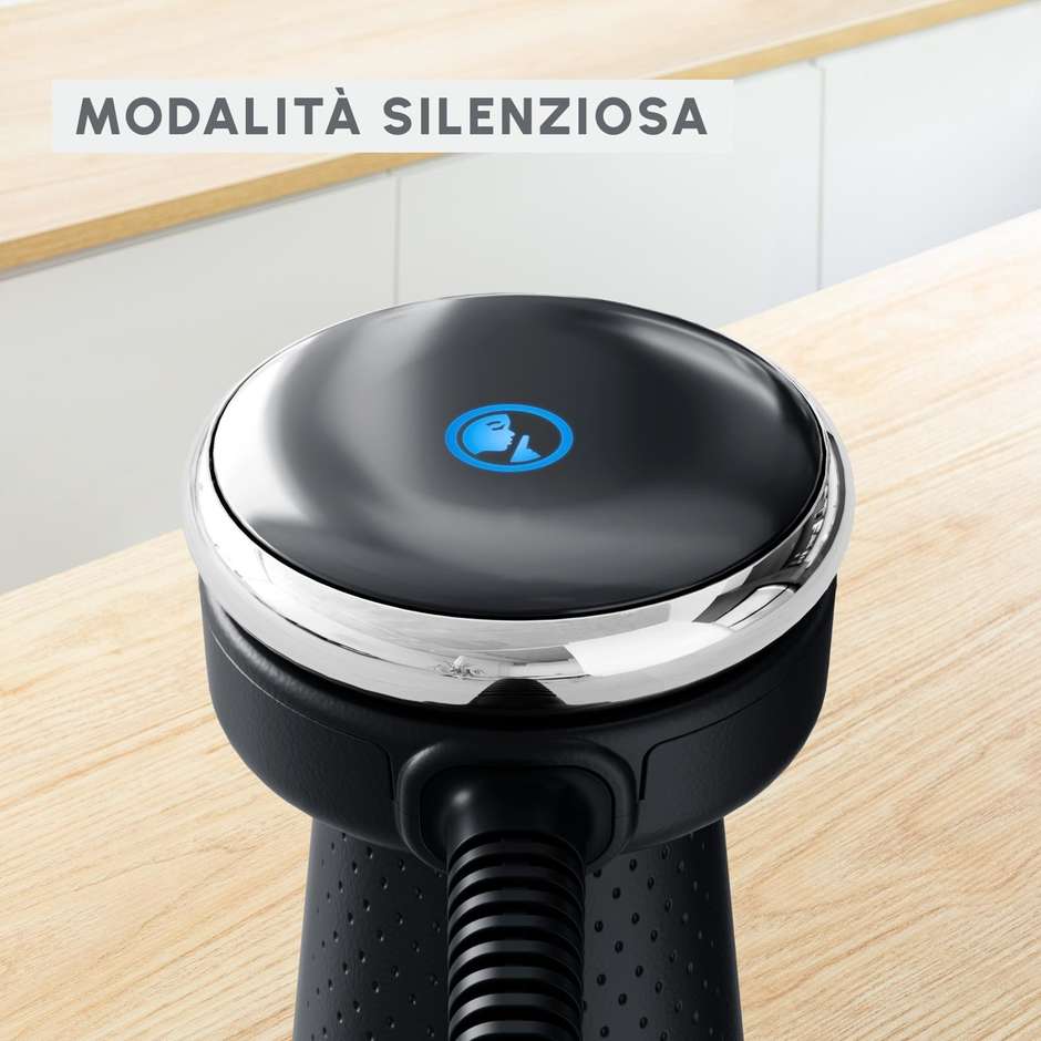 Moulinex DD6738 Frullatore a Immersione 1000 W, 20 Velocità + Turbo, Nero, con Bicchiere 800 ml, Tritatutto 500 ml e Frusta