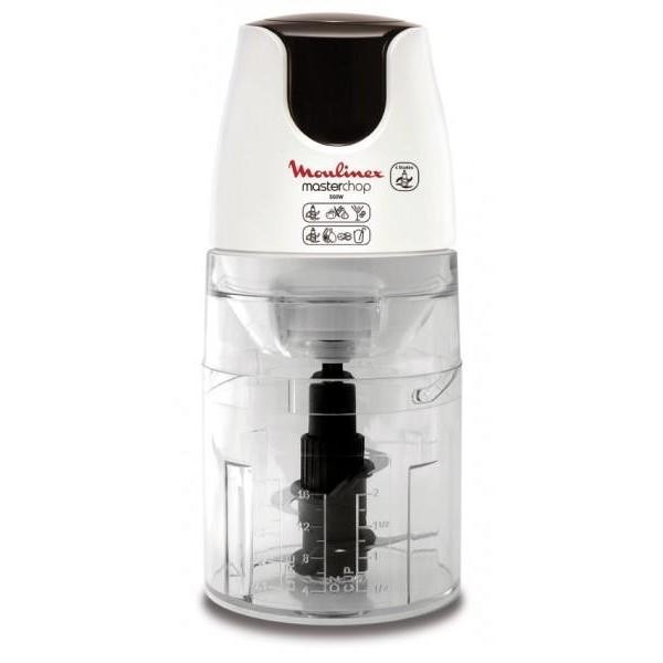 Moulinex DJ450B Masterchop XL tritatutto potenza 500 Watt capacità 0.5  litri colore bianco - Preparazione Cibi tritatutto - ClickForShop