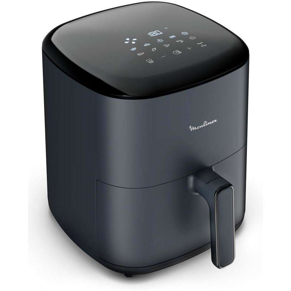 Moulinex Easy Fry Max EZ245B Friggitrice ad Aria Capacità 5 Litri 1500 W Touch Screen Digitale Nero