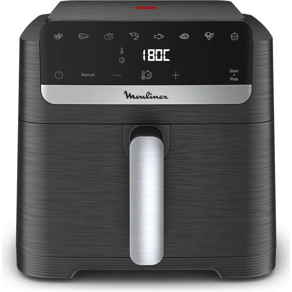 Moulinex Easy Fry Mega Compact EZ8618 Friggitrice ad Aria 7,5 L Touch Nero