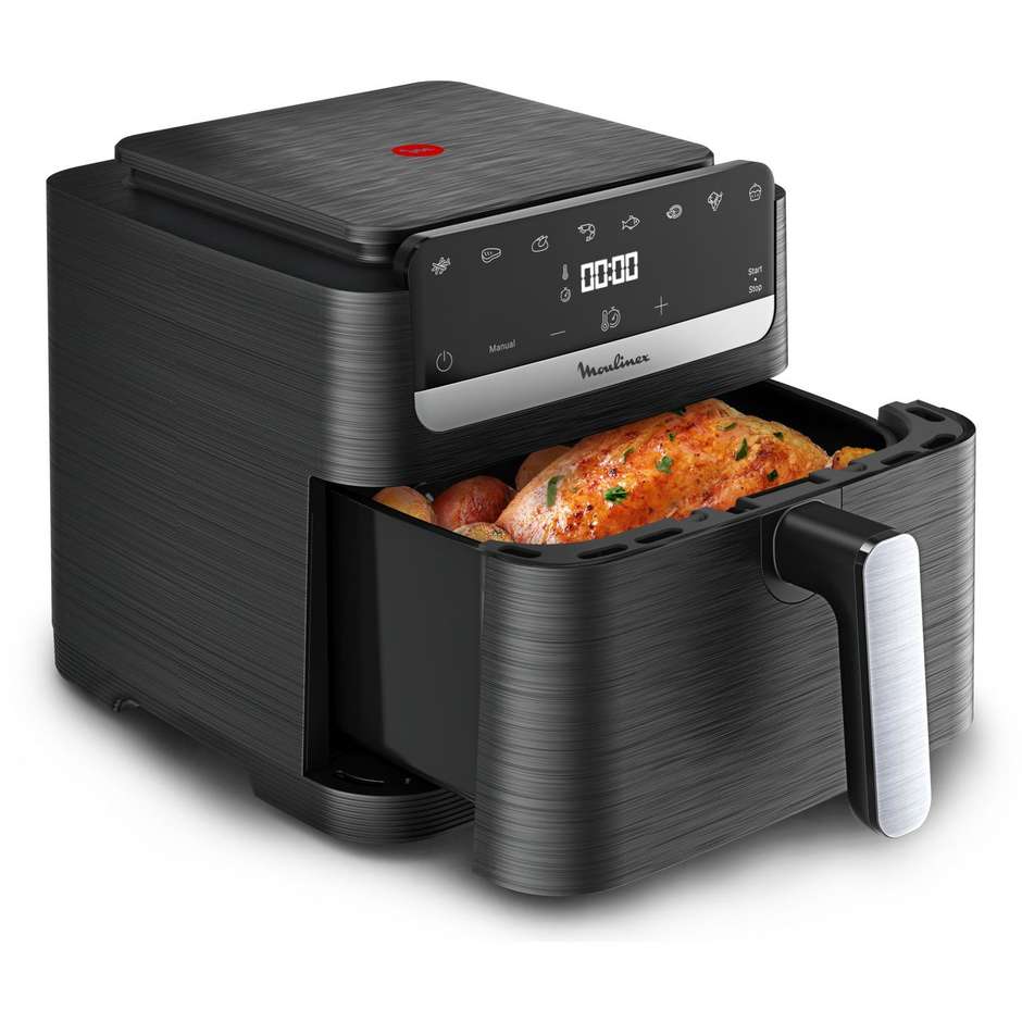 Moulinex Easy Fry Mega Compact EZ8618 Friggitrice ad Aria 7,5 L Touch Nero