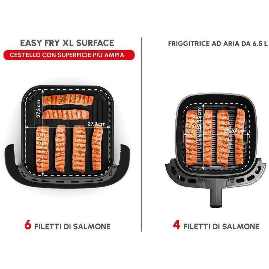 Moulinex Easy Fry XL Surface AL402HF0 Friggitrice ad Aria 1 kg Grigio