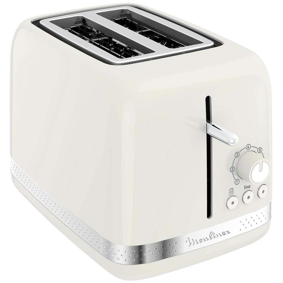 Moulinex LT300A10 Tostapane a 2 Fessure con Pinze Inox