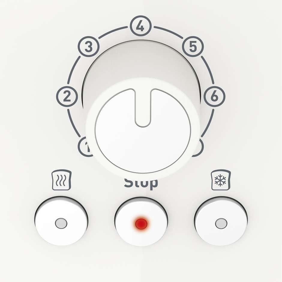 Moulinex Principio 3 LT300A10 Tostapane 2 Fette 850W con Pinze in Acciaio Inox Avorio e Crema