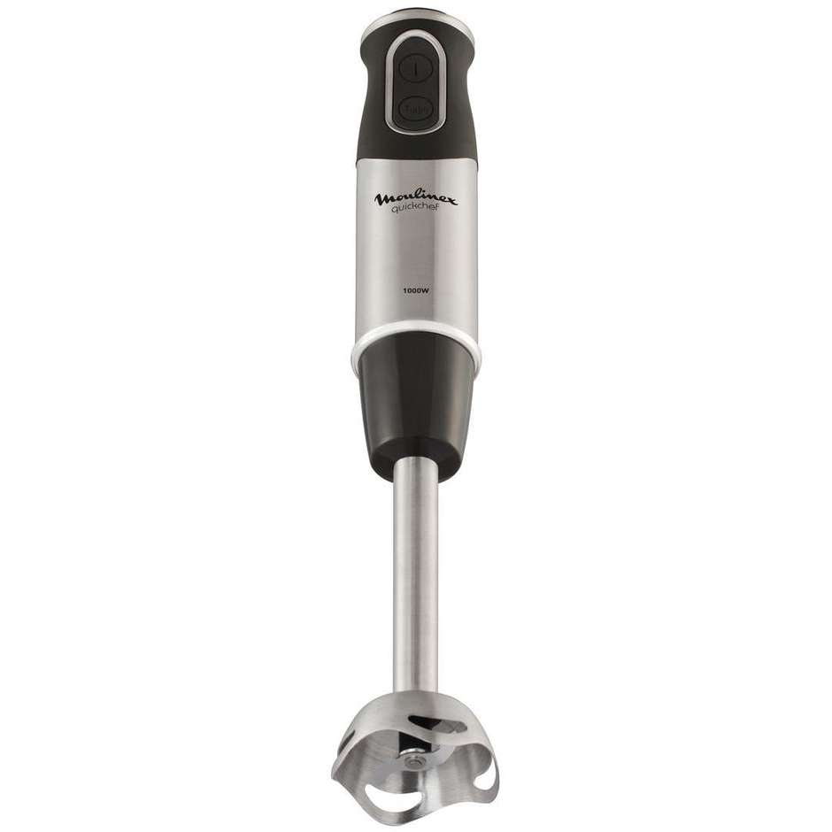 Moulinex Quickchef DD6578 Frullatore ad Immersione 1000W 20 Velocità Powelix Tritatutto XL 800ml Frusta Inox
