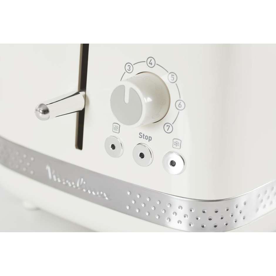 Moulinex Subito Select LT300A10 Tostapane 2 Fette 850 W con Scaldabriosce Acciaio Inox e Nero