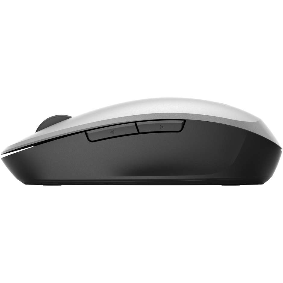 mouse wireless/bluetooth dual mode silver