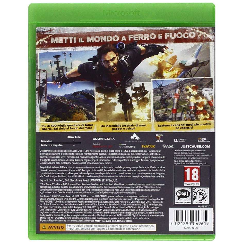 MT DISTRIBUTION Square Enix Just Cause 3 Day One Edition, Xbox One Standard