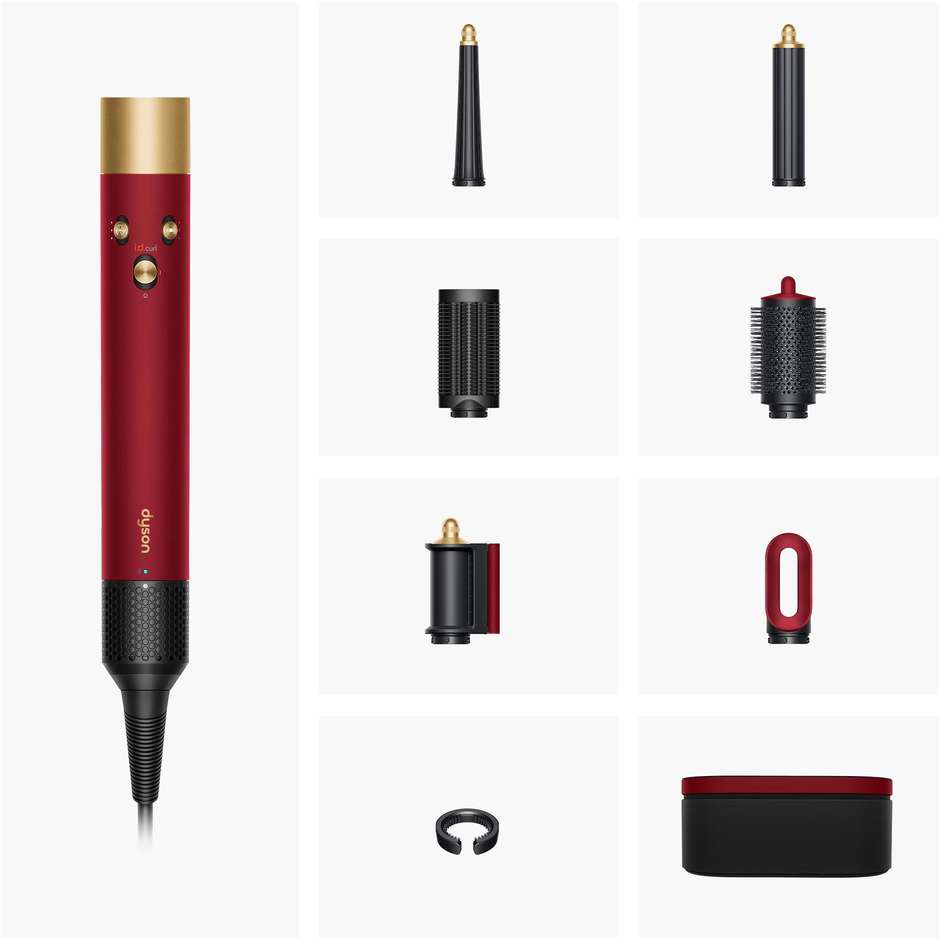 multistyler 5in1 capelli lisci/mossi red velvet 5