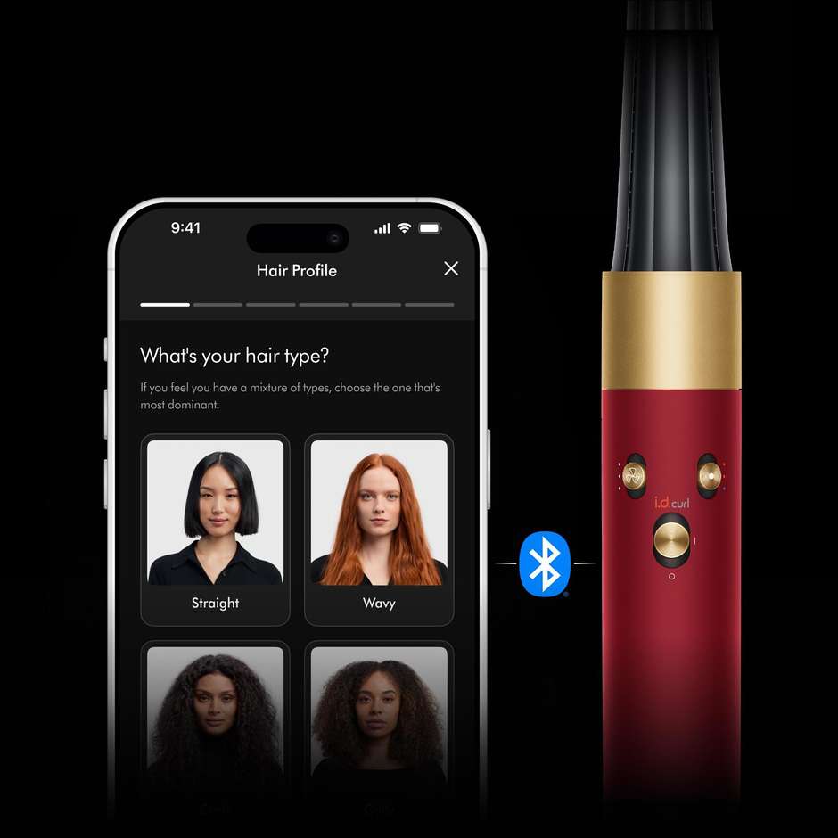 multistyler 5in1 capelli lisci/mossi red velvet 5