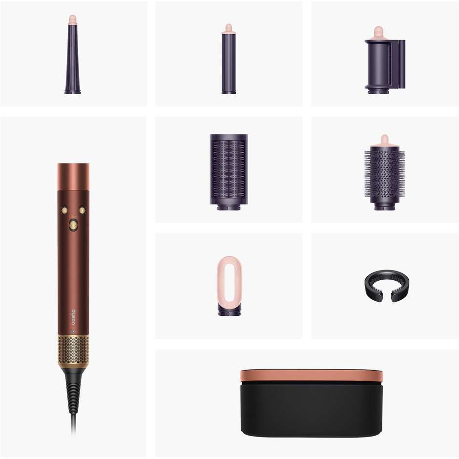 multistyler 5in1 capelli lisci/ricci copper plum