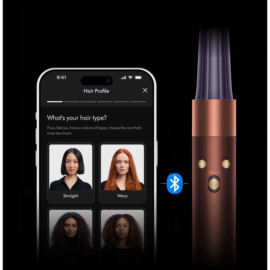 multistyler 5in1 capelli lisci/ricci copper plum