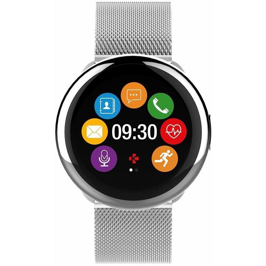 MyKronoz Zeround 2HR Elite Smartwatch Display 1,2" Bluetooth Cardiofrequenzimetro colore Argento