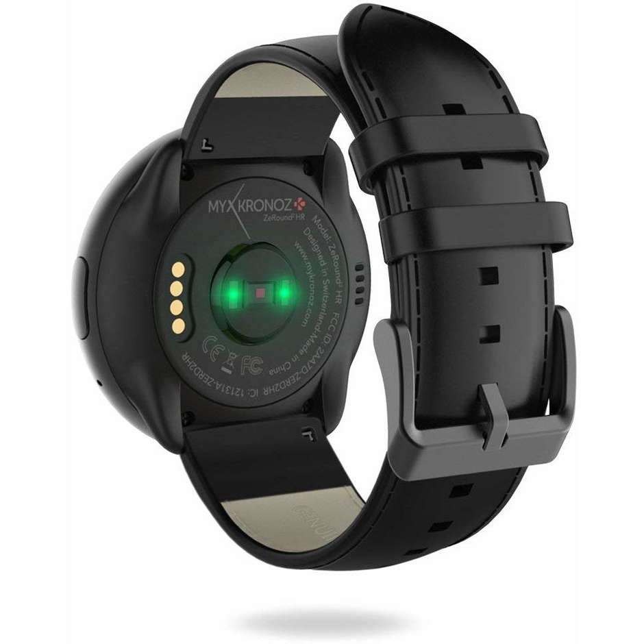 Mykronoz Zeround 2HR Premium Smartwatch Display 1,2" Bluetooth Cardiofrequenzimetro colore Nero