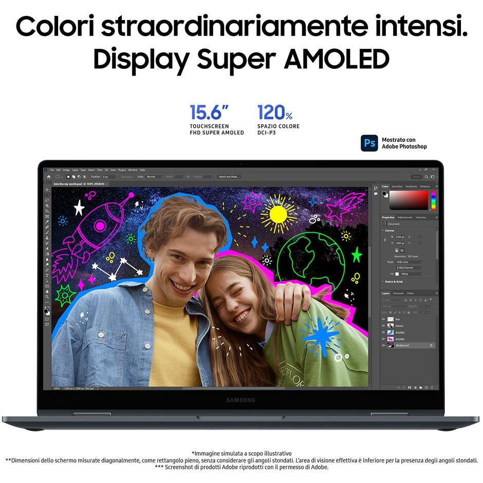 n.book galaxy book 4 360 i5 ram 16gb ssd 512gbint