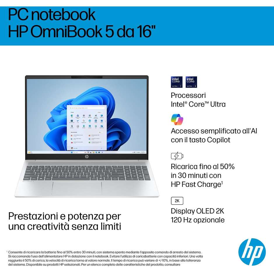 n.book omni5 16" 2k ai u7-225u  ram32 ssd1tb  int