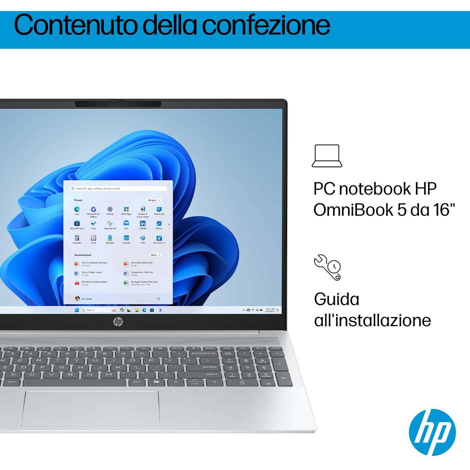 n.book omni5 16" 2k ai u7-225u  ram32 ssd1tb  int