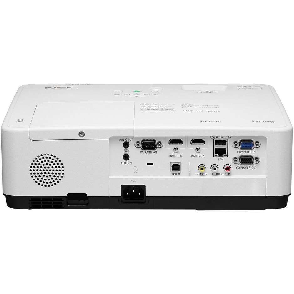Necchi ME372W Videoproiettore WXGA Luminosità 3700 ANSI Lumen colore bianco