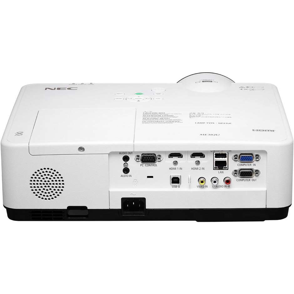 Necchi ME382U Videoproiettore WUXGA Luminosità 3.800 ANSI lumen colore bianco