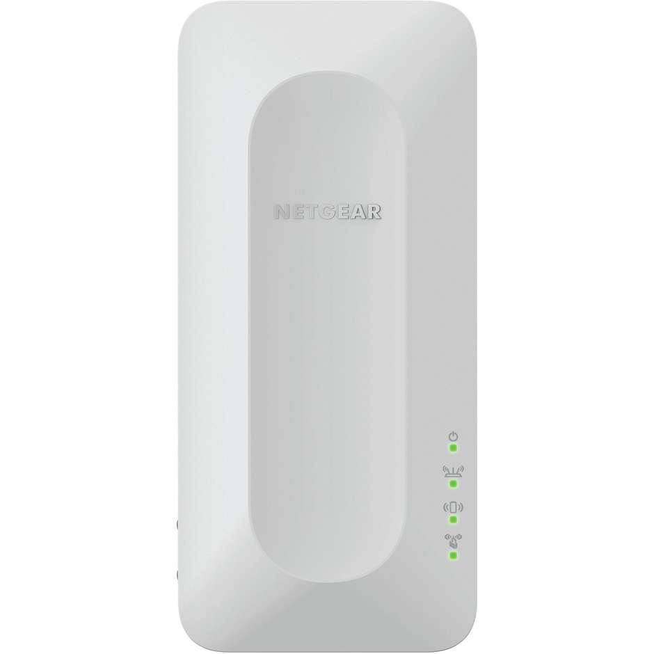 NETGEAR EAX12 Ripetitore Wi-Fi 6 AX1600 4-Stream Mesh Extender con Formato da Presa a Muro e WPA3 - Bianco