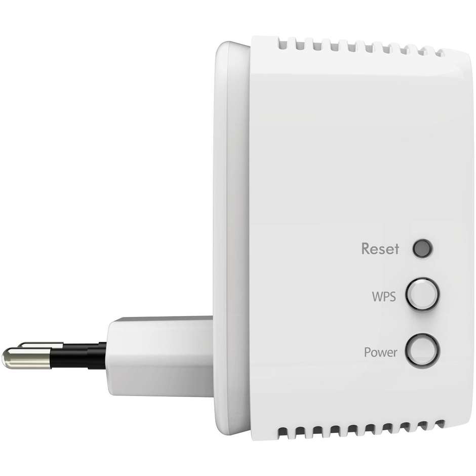 NETGEAR EX6110 Ripetitore Wi-Fi Dual Band AC1200 Range Extender da Presa con Indicatori Smart LED - Bianco